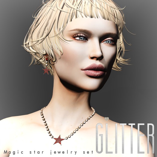Glitter Magic Star Jewelry Set Mesh