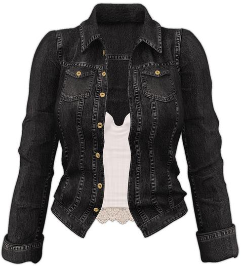 Kaithleen's Denim Jacket - Black