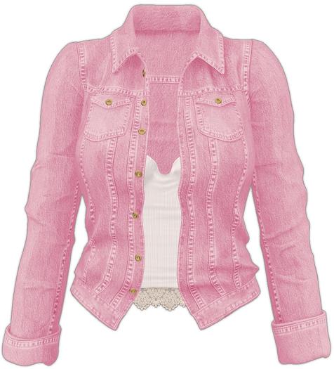Kaithleen's Denim Jacket - Pink