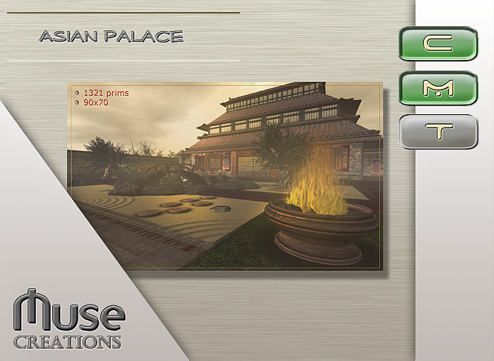 .::Muse Creations::. Asian Palace COPY/MOD *BOXED*