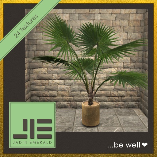 JE. Ecologique Deco Vase (Mediter. Palm) - C/M (Wear to Unpack)