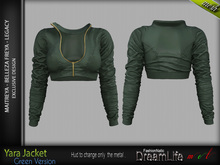 FashionNatic - Yara Jacket Green - Maitreya Lara, Belleza Freya, Legacy