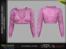FashionNatic - Yara Jacket Pink - Maitreya Lara, Belleza Freya, Legacy