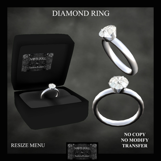NASTY DOLL -   DIAMOND RING