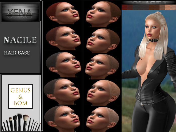 NACILE, HAIR BASE FOR GENUS AND BOM