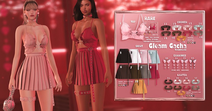 6. Magnoliac - Gleam Gacha Skirt COMMON