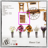 *AF* Flower Cart Sign