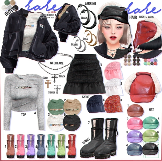 `M.BIRDIE / Sia look.HAIR-Dark RARE