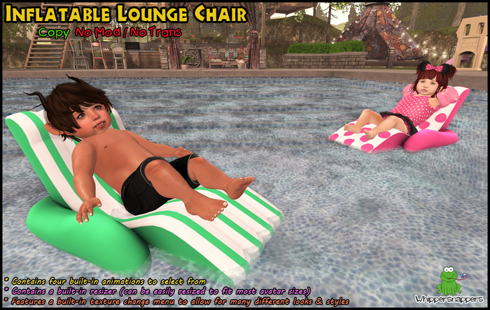 ! Whippersnappers ! - Inflatable lounge chair