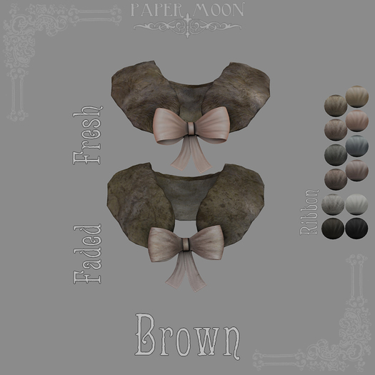*pm* Fancy Fur Collar: Soft Rabbit - Brown