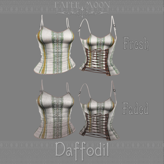 *pm* Yilwu: Lace Up Tank - Daffodil
