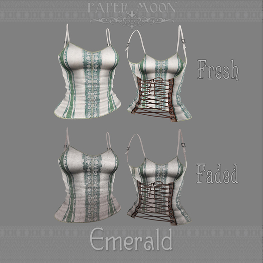*pm* Yilwu: Lace Up Tank - Emerald