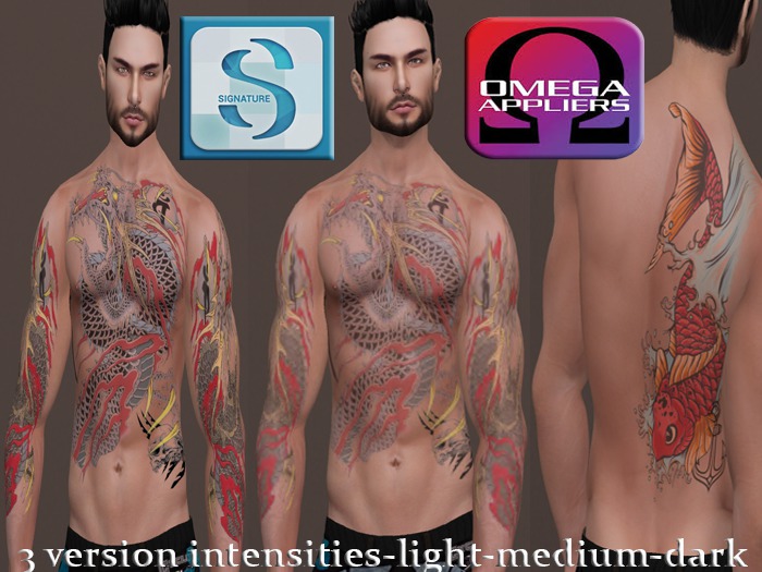 Ld3 Tattoo 3 version intensities-light-medium-dark
