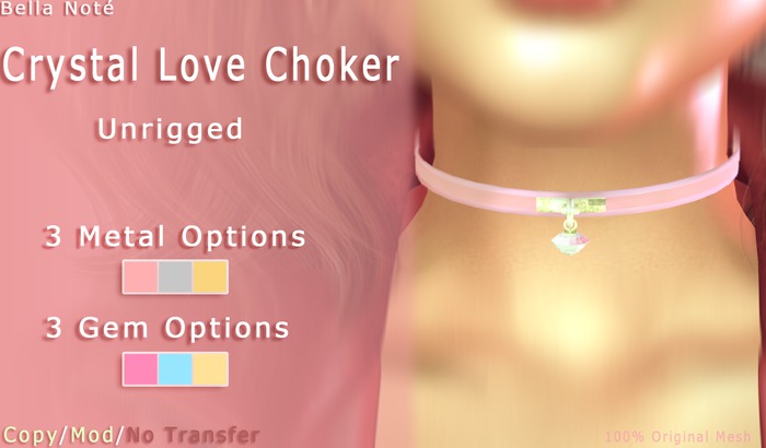 B.N - Crystal Love Choker