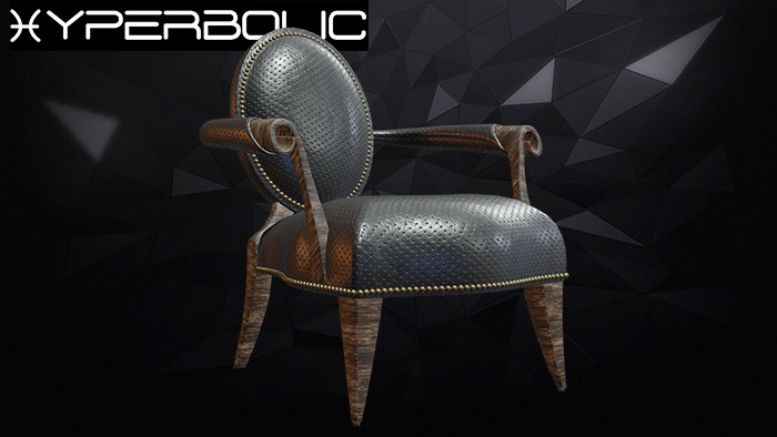 Hyperbolic-armchair leather
