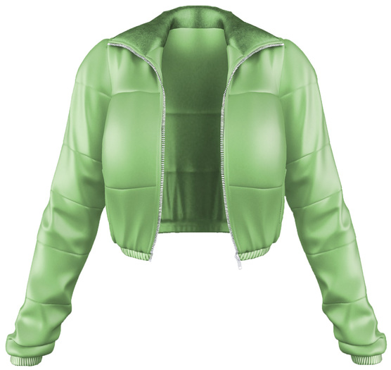 KIWY - Velvet Jacket Green