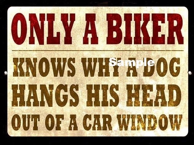 Only A Biker Knows Why Sign (CM)