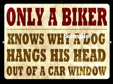 Only A Biker Knows Why Sign (CM)