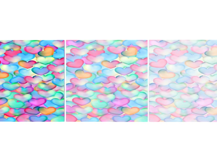 Pastel Hearts Textures