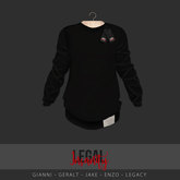 Legal Insanity - Ciro black sweaters