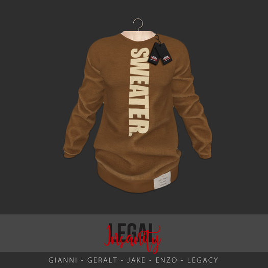 Legal Insanity - Ciro khaki sweaters