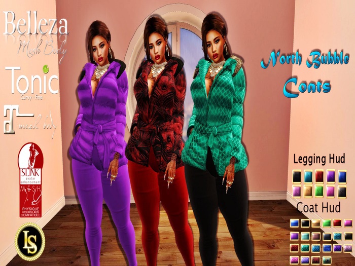.~LS~NORTH BUBBLE COAT/ HUD {ADD TO UNPACK}
