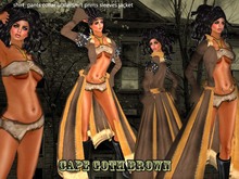 cape Brown vampir goth  woman V