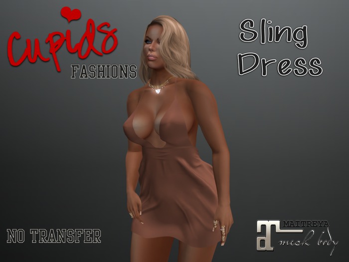 *CF* SLING DRESS MAITREYA BRONZE