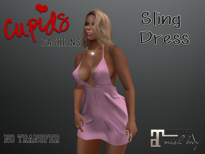 *CF* SLING DRESS MAITREYA DUST PINK