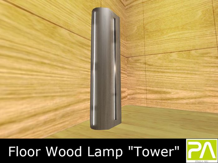 PA Sale Box - Floor  Wood Lamp "Tower"