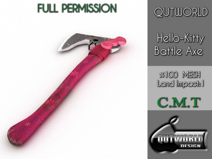 .::QUTWORLD Hello-Kitty Battle Axe::.FP Unpack (ADD)