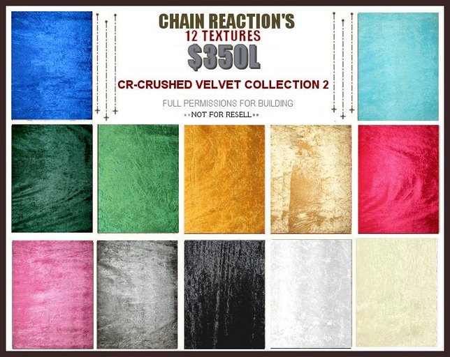 CR-CRUSHED VELVET TEXTURE COLLECTION 2 BOX