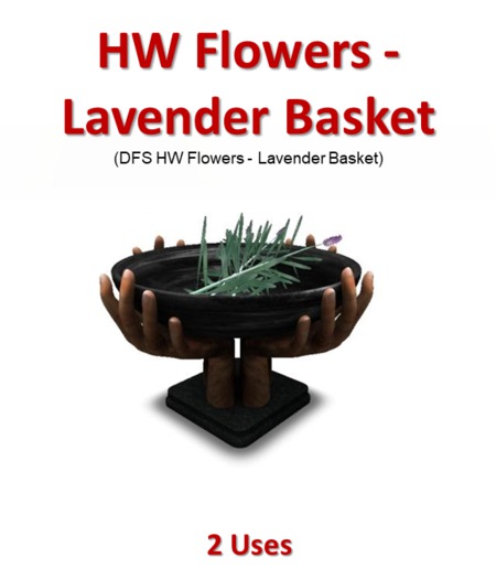 DFS HW Flowers - Lavender Basket (Texture)