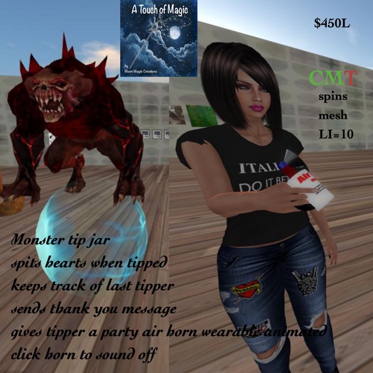 ****Monster Tip Jar-BOX