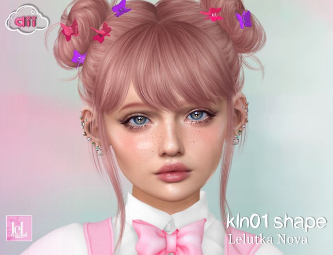 KLN01 Shape (Lelutka Nova Bento) 2.5 + 2.0