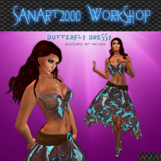 sanart2000 workshop - Butterfly Dressy
