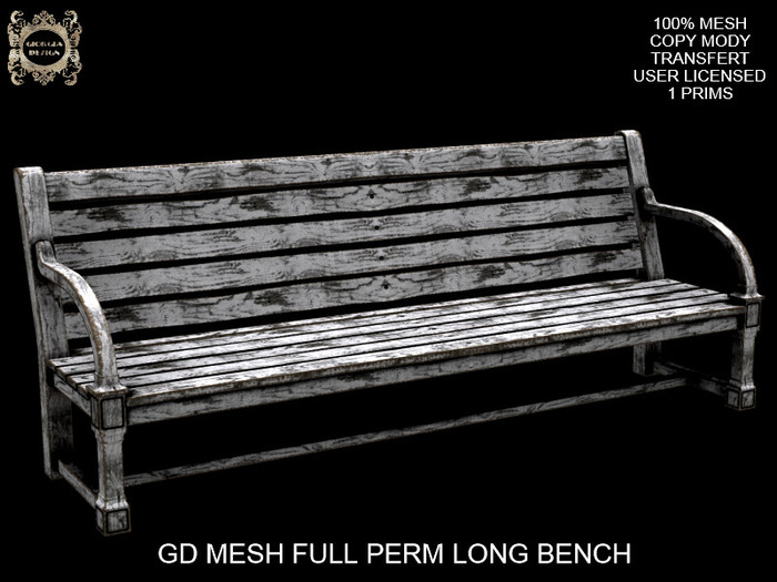 GD MESH FULL PERM LONG BENCH