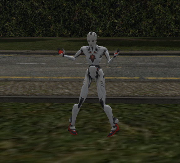 ANIMESHOP BOX ROBOT GIRL WHITE