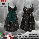 Strap Sundress gothic black harlekinskull boxed