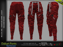 FashionNatic - Dakari Pants Male Red - Signature Gianni, Belleza - Jake, Legacy
