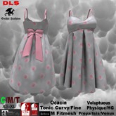 Strap Sundress white pink flowers boxed