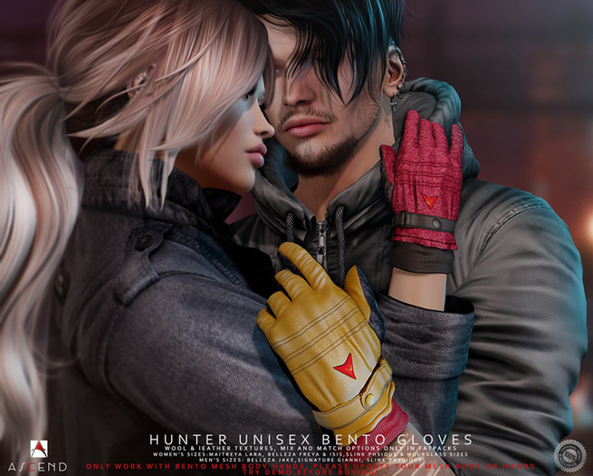 //Ascend// Hunter Bento Gloves LEATHER FATPACK 