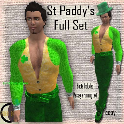 ST PATRICK MALE SET & BOOTS
