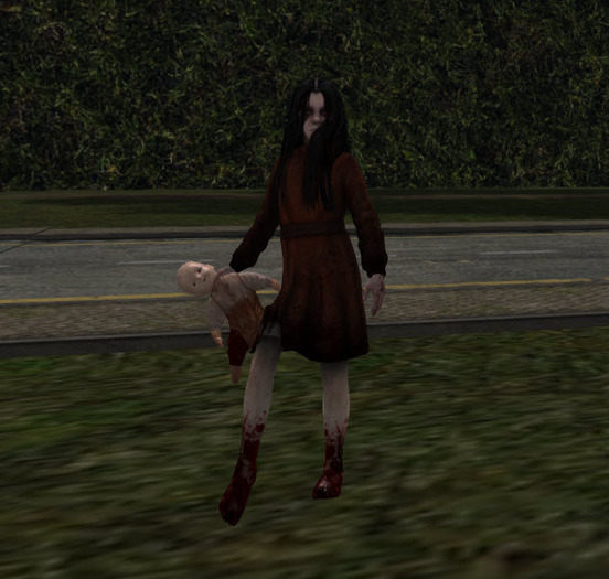 ANIMESHOP BOX ZOMBIE GIRL WITH A DOLL