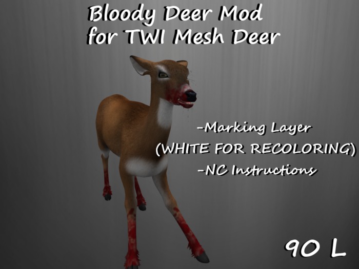Bloody Deer Mod for TWI Mesh Deer