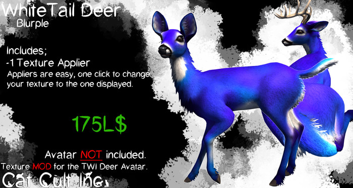WhiteTail Blurple Deer MOD