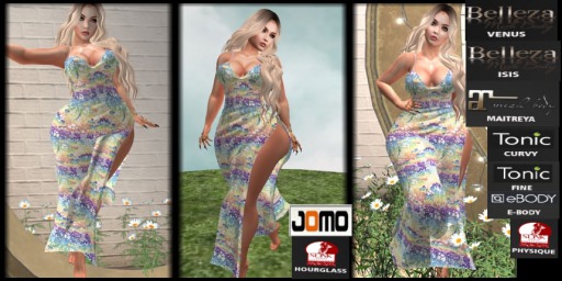 COLORED SUMMER R & D DRESS