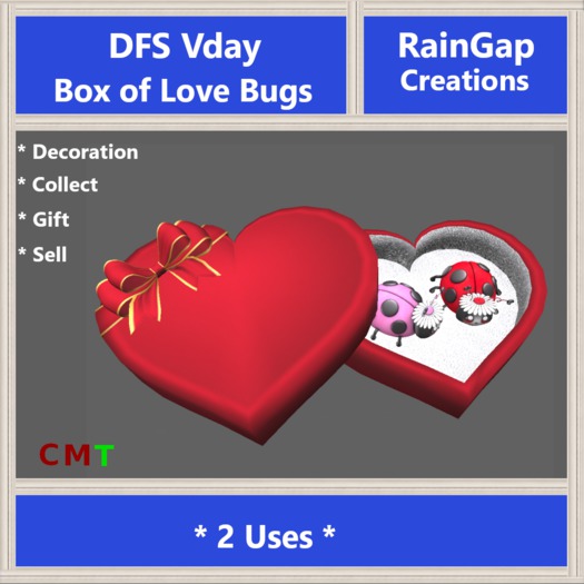DFS Vday Box Of Love Bugs