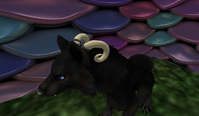 MESH Banded Curved Horns