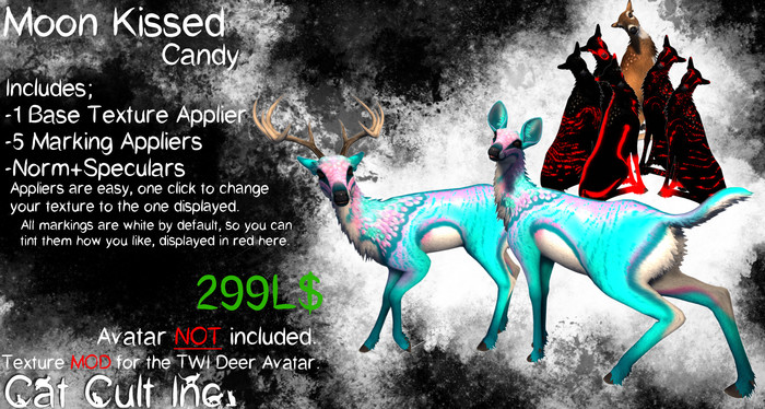 Cat Cult Inc. MoonKissed Deer Candy [wear 2 unpack]